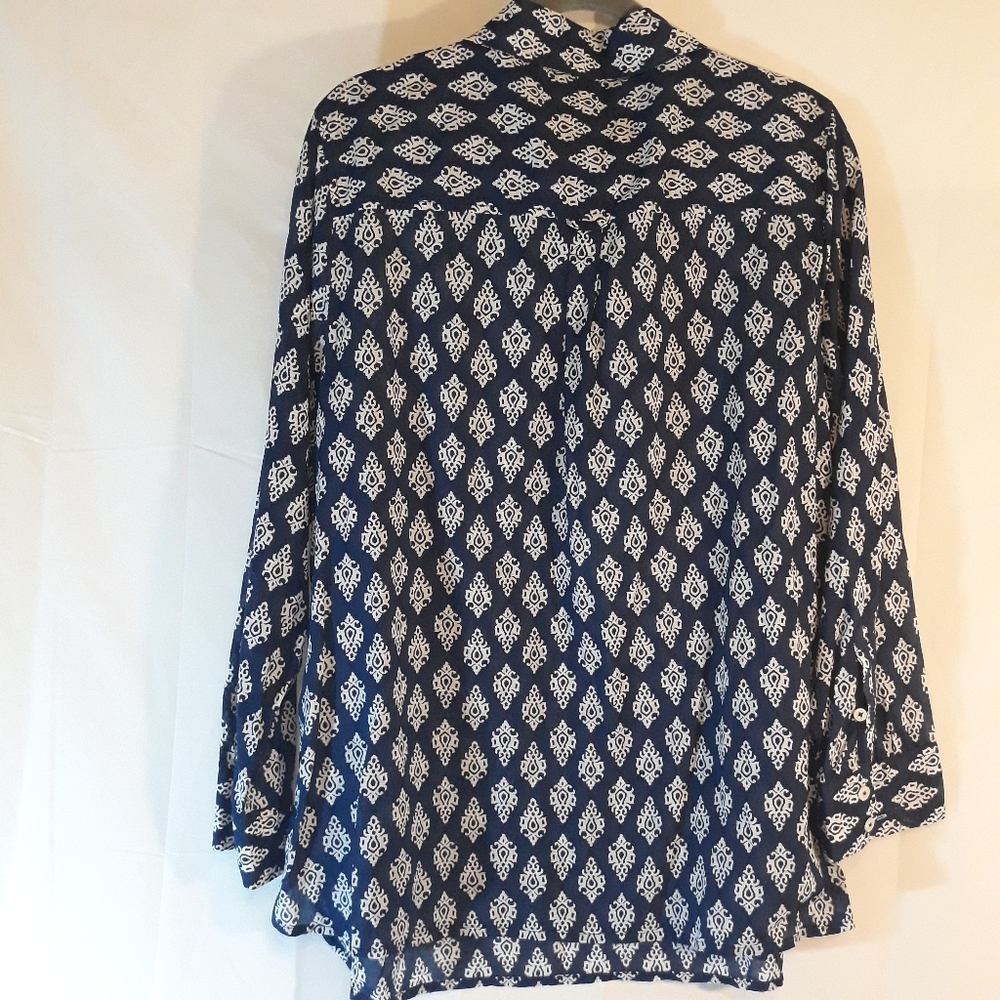 Talbots plus blouse - Picture 3 of 7